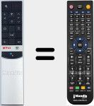 Telecomando sostituto di RC602S (06BTZNYYCRC602S)