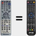 Telecomando sostituto di VXX2957 (076R0JZ030)