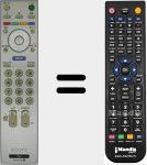 Telecomando sostituto di RM-ED007 (147984711)