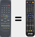 Telecomando sostituto di 14CX7