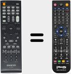 Telecomando sostituto di RC-762M (24140762)