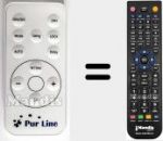 Telecomando sostituto di PUR001