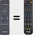 Telecomando sostituto di RC1825 (20520280)