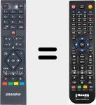 Telecomando sostituto di RC39105 (23571647)