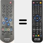 Telecomando sostituto di TP 716 SAT (238000010100)