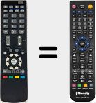 Telecomando sostituto di RC1059 (30067042)