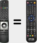 Telecomando sostituto di RC-5116 (30076861)
