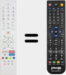 Telecomando sostituto di RC43135P (30101735)