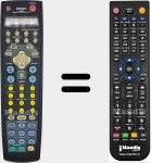 Telecomando sostituto di RC-884 (RECEIVER-DPS