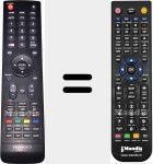 Telecomando sostituto di 49E5600