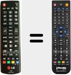 Telecomando sostituto di AKB73715622
