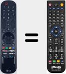 Telecomando sostituto di MR21GA (AKB76039701)