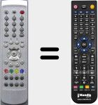Telecomando sostituto di C4A187F (ZR4187)