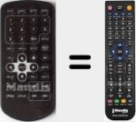 Telecomando sostituto di Easy Player DVD Dual