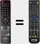 Telecomando sostituto di RC063