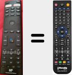 Telecomando sostituto di CELED43SA220B7