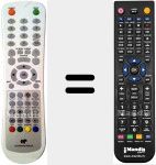 Telecomando sostituto di CETVLCD156SDB2