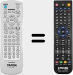 Telecomando sostituto di DPV-5400X