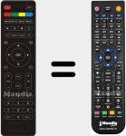 Telecomando sostituto di Exolys001