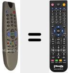 Telecomando sostituto di ZK2187F