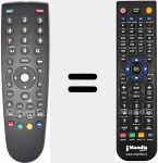 Telecomando sostituto di YE1187R (720117225800)