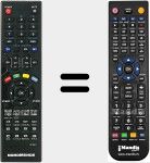 Telecomando sostituto di H2NEC
