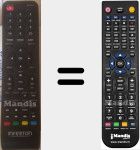 Telecomando sostituto di INTV3216