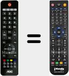 Telecomando sostituto di LE32K0D7DU