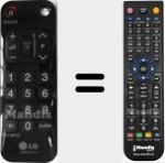 Telecomando sostituto di LG (AKB72913110)