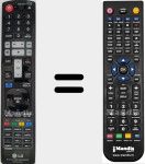 Telecomando sostituto di AKB73015301