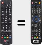 Telecomando sostituto di AKB73715679