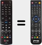 Telecomando sostituto di AKB73975761