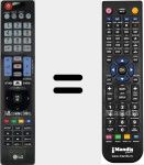 Telecomando sostituto di AKB74115502