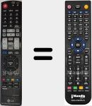 Telecomando sostituto di AKB73635501
