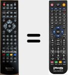 Telecomando sostituto di SLIM19DVD