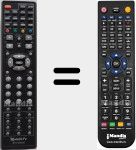 Telecomando sostituto di STV17DVDT-1