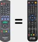 Telecomando sostituto di DVD IR6 (N2QAYB000480)