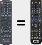 Telecomando sostituto di Audio System (N2QAYB000522)