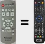 Telecomando sostituto di Display (N2QAYB000535)