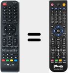 Telecomando sostituto di NVR7409