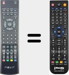 Telecomando sostituto di NVR7023TTG16