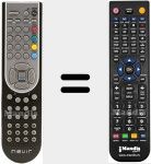 Telecomando sostituto di NVR750242HDN