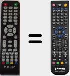 Telecomando sostituto di Nevir001