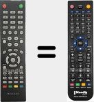 Telecomando sostituto di NU4318S