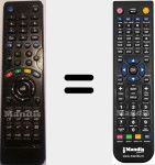 Telecomando sostituto di Nordmende (VST-DTV)