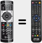 Telecomando sostituto di REMCON502