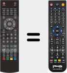 Telecomando sostituto di LCDTV19