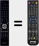 Telecomando sostituto di AXD1572 (RRMCGA687WJSA)