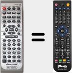 Telecomando sostituto di RC516KU (XXD3101)