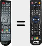 Telecomando sostituto di QUA002